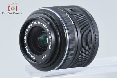 【中古】OLYMPUS オリンパス M.ZUIKO DIGITAL 14-42mm f/3.5-5.6 II R ブラック
