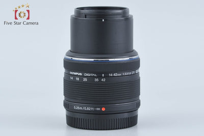 【中古】OLYMPUS オリンパス M.ZUIKO DIGITAL 14-42mm f/3.5-5.6 II R ブラック