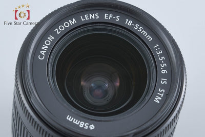 【中古】Canon キヤノン EF-S 18-55mm f/3.5-5.6 IS STM