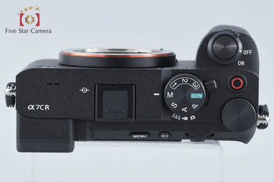 【中古】SONY ソニー α7CR ILCE-7CR ブラック ミラーレス一眼カメラ 海外版 シャッター回数僅少