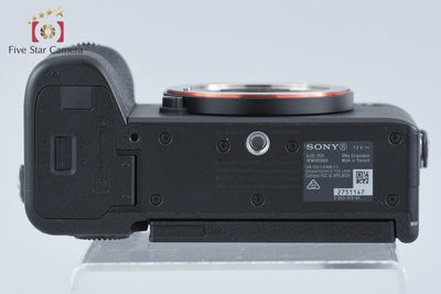 【中古】SONY ソニー α7CR ILCE-7CR ブラック ミラーレス一眼カメラ 海外版 シャッター回数僅少