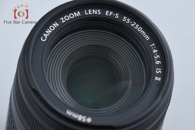 【中古】Canon キヤノン EF-S 55-250mm f/4-5.6 IS II
