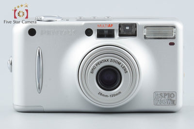 【中古】PENTAX ペンタックス ESPIO 120SWII シルバー コンパクトフィルムカメラ