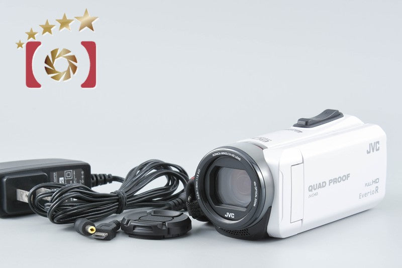 【中古】JVC ケンウッド Everio R GZ-R400 パールホワイト デジタルビデオカメラ