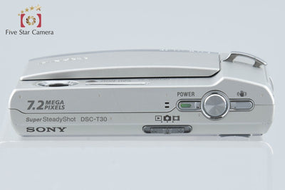 【中古】SONY ソニー Cyber-Shot DSC-T30 シルバー デジタルスチルカメラ