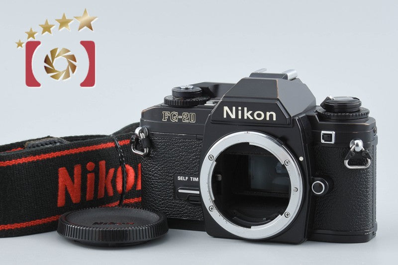 【中古】Nikon ニコン FG-20 ブラック フィルム一眼レフカメラ