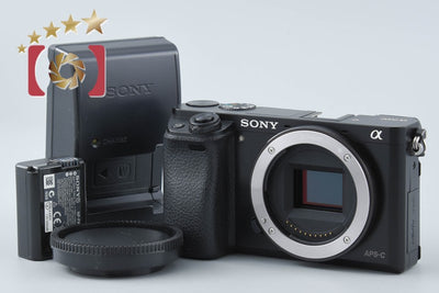 【中古】SONY ソニー α6000 ILCE-6000 ブラック ミラーレス一眼カメラ 多言語対応