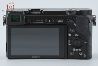 【中古】SONY ソニー α6000 ILCE-6000 ブラック ミラーレス一眼カメラ 多言語対応