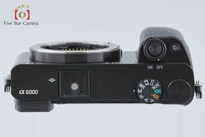 【中古】SONY ソニー α6000 ILCE-6000 ブラック ミラーレス一眼カメラ 多言語対応
