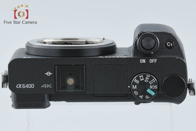 【中古】SONY ソニー α6400 ILCE-6400 ブラック ミラーレス一眼カメラ 多言語対応