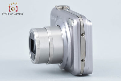 【中古】FUJIFILM 富士フイルム FINEPIX JX300 シルバー コンパクトデジタルカメラ 元箱付き