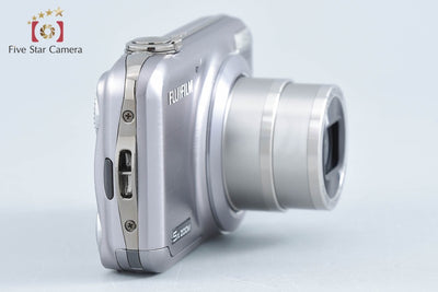 【中古】FUJIFILM 富士フイルム FINEPIX JX300 シルバー コンパクトデジタルカメラ 元箱付き