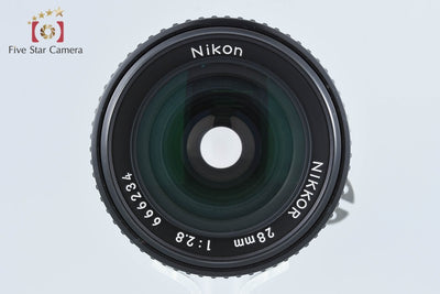 【中古】Nikon ニコン Ai-S NIKKOR 28mm f/2.8