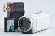 【中古】JVC ケンウッド Everio GZ-HM33 ホワイト デジタルビデオカメラ