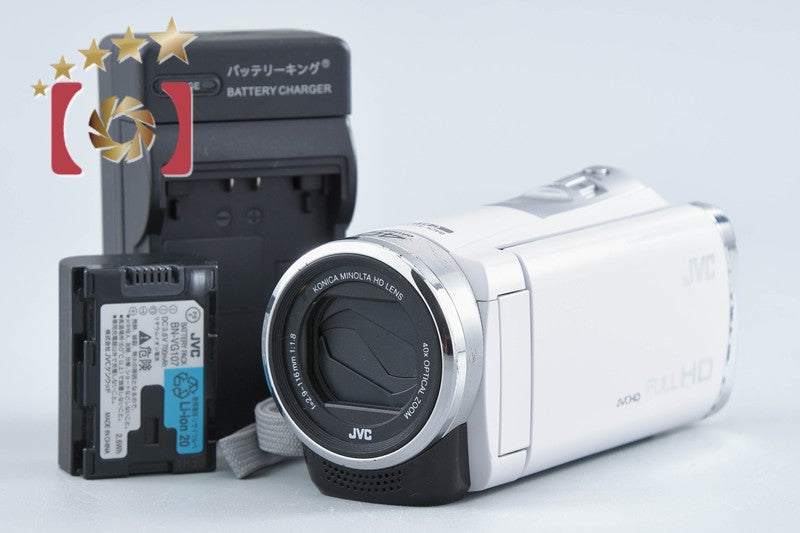 【中古】JVC ケンウッド Everio GZ-HM33 ホワイト デジタルビデオカメラ