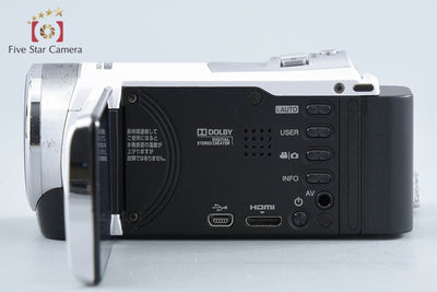 【中古】JVC ケンウッド Everio GZ-HM33 ホワイト デジタルビデオカメラ