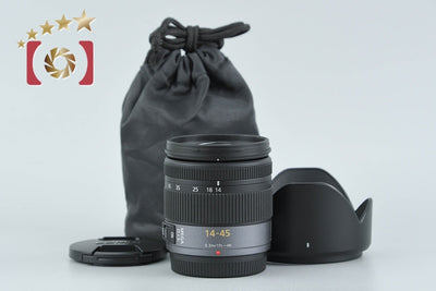 【中古】Panasonic パナソニック LUMIX G VARIO 14-45mm f/3.5-5.6 ASPH. MEGA O.I.S. H-FS014045