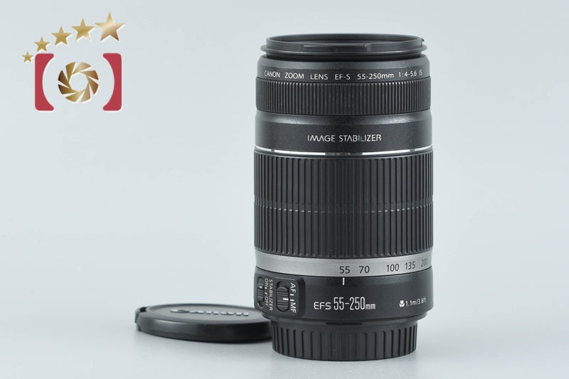 【中古】Canon キヤノン EF-S 55-250mm f/4-5.6 IS