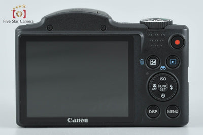 【中古】Canon キヤノン PowerShot SX500 IS ブラック コンパクトデジタルカメラ 元箱付き