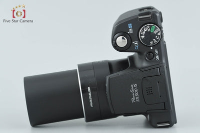 【中古】Canon キヤノン PowerShot SX500 IS ブラック コンパクトデジタルカメラ 元箱付き