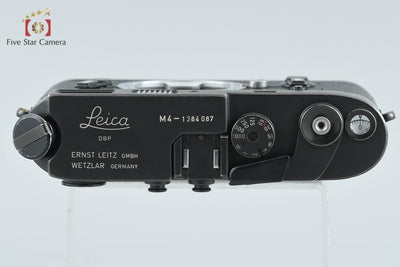 【中古】Leica ライカ M4 ブラッククローム レンジファインダーフィルムカメラ
