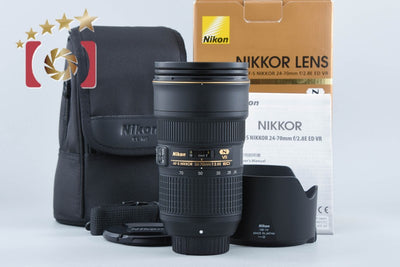 【中古】Nikon ニコン AF-S NIKKOR 24-70mm f/2.8 E ED VR 元箱付き