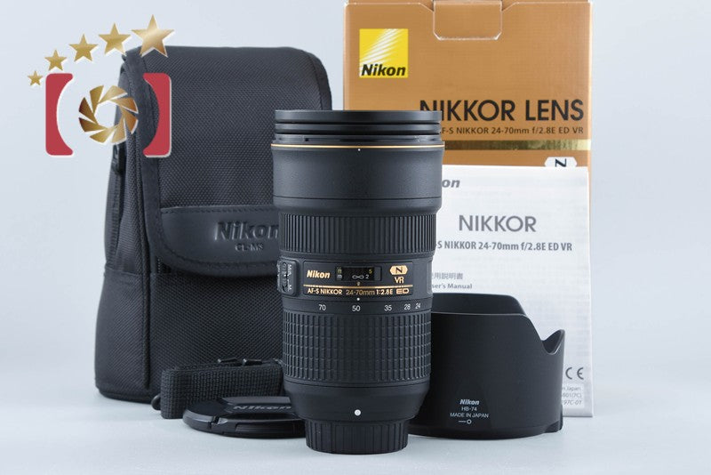 【中古】Nikon ニコン AF-S NIKKOR 24-70mm f/2.8 E ED VR 元箱付き