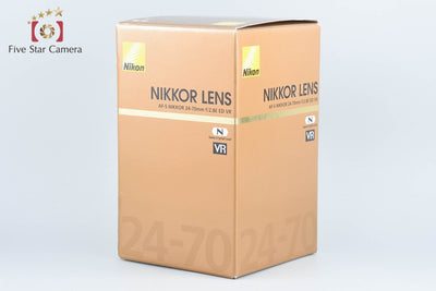 【中古】Nikon ニコン AF-S NIKKOR 24-70mm f/2.8 E ED VR 元箱付き
