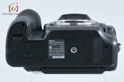 【中古】Nikon ニコン D500 デジタル一眼レフカメラ