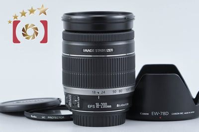 【中古】Canon キヤノン EF-S 18-200mm f/3.5-5.6 IS