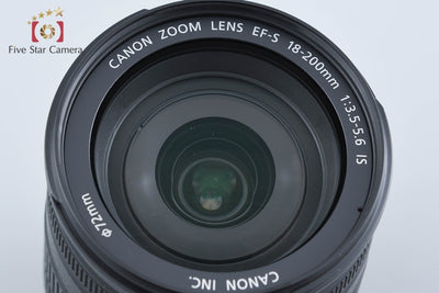 【中古】Canon キヤノン EF-S 18-200mm f/3.5-5.6 IS