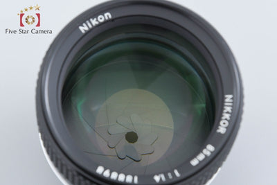 【中古】Nikon ニコン Ai-S NIKKOR 85mm f/1.4 2026.9月 オーバーホール済み