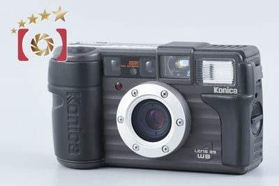 【中古】Konica コニカ 現場監督 35WB グレー コンパクトフィルムカメラ