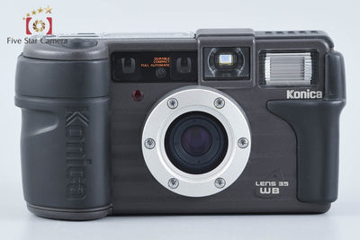 【中古】Konica コニカ 現場監督 35WB グレー コンパクトフィルムカメラ