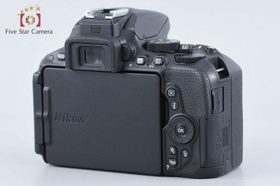 【中古】Nikon ニコン D5500 ブラック ダブルズームキット 元箱付き
