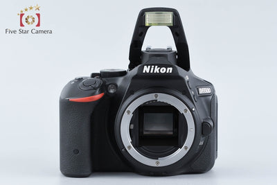 【中古】Nikon ニコン D5500 ブラック ダブルズームキット 元箱付き