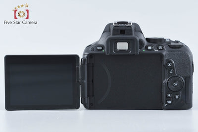 【中古】Nikon ニコン D5500 ブラック ダブルズームキット 元箱付き