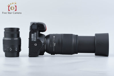 【中古】Nikon ニコン D5500 ブラック ダブルズームキット 元箱付き