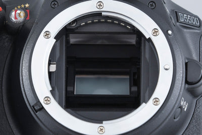 【中古】Nikon ニコン D5500 ブラック ダブルズームキット 元箱付き