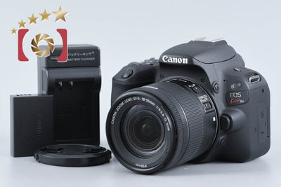 【中古】Canon キヤノン EOS Kiss X9 EF-S 18-55 IS STM レンズキット ブラック