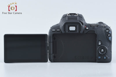 【中古】Canon キヤノン EOS Kiss X9 EF-S 18-55 IS STM レンズキット ブラック