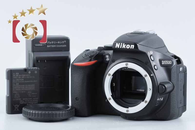 【中古】Nikon ニコン D5500 ブラック デジタル一眼レフカメラ