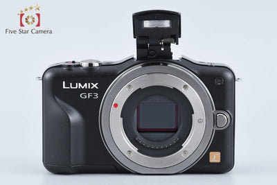 【中古】Panasonic パナソニック LUMIX DMC-GF3 エスプリブラック + G VARIO 14-42mm f/3.5-5.6 ASPH. MEGA O.I.S. H-FS014042