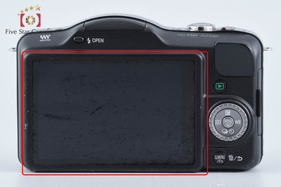 【中古】Panasonic パナソニック LUMIX DMC-GF3 エスプリブラック + G VARIO 14-42mm f/3.5-5.6 ASPH. MEGA O.I.S. H-FS014042