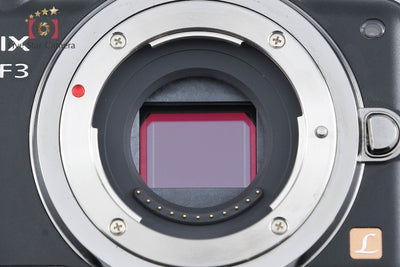 【中古】Panasonic パナソニック LUMIX DMC-GF3 エスプリブラック + G VARIO 14-42mm f/3.5-5.6 ASPH. MEGA O.I.S. H-FS014042