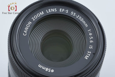 【中古】Canon キヤノン EF-S 55-250mm f/4-5.6 IS STM