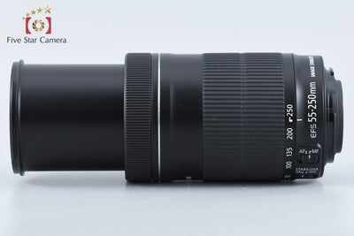 【中古】Canon キヤノン EF-S 55-250mm f/4-5.6 IS STM