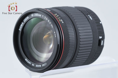 【中古】SIGMA シグマ 18-200mm f/3.5-6.3 DC キヤノン用
