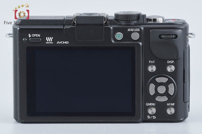 【中古】Panasonic パナソニック LUMIX DMC-GX1 エスプリブラック + G VARIO 14-42mm f/3.5-5.6 ASPH. MEGA O.I.S. H-FS014042 シャッター回数僅少