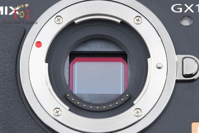 【中古】Panasonic パナソニック LUMIX DMC-GX1 エスプリブラック + G VARIO 14-42mm f/3.5-5.6 ASPH. MEGA O.I.S. H-FS014042 シャッター回数僅少